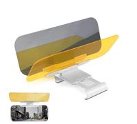 Parasol Para Coche 2 En 1, Visera Antideslumbrante Visera Solar Diurna Y Nocturna Visera De Conducción Para Parabrisas De Coche De Extensión Visera Del Coche De Protección Ocular Para Automóvil