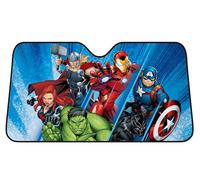 Parasol para Coche de Medida 130 x 70 cm Avengers con protección Rayos UV más del 97%