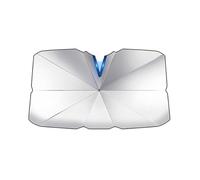 Parasol para Coche, para Dodge Ram 2011-2023 Protector Solar Plegable para Lunas Delanteras Sombrilla UV y AntiCalor Ajustable 360°,C-125cm*65cm