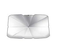 Parasol para Coche, para Dodge Ram 2011-2023 Protector Solar Plegable para Lunas Delanteras Sombrilla UV y AntiCalor Ajustable 360°,B-125cm*65cm
