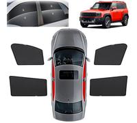 Parasol para Coche para Jetour Shanhai T2 (5-Seater Version) 2023 2024 2025 2026,Parasol Coche Lateral Magnétic,para Boquear los Rayos UV y el Calor Protege del Sol,Side Window 4PCS