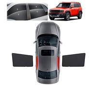 Parasol para Coche para Jetour Shanhai T2 (7-Seater Version) 2023 2024 2025 2026,Parasol Coche Lateral Magnétic,para Boquear los Rayos UV y el Calor Protege del Sol,Rear Window 2PCS