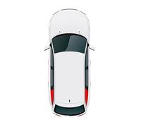 Parasol para Coche para Kia para Soul Am 2008-2013 Parasol Magnético para Coche Marco De Malla Parabrisas Delantero Cortina Ventana Lateral Trasera Visera Parasol Parabrisas Paraguas(2PCS Train)