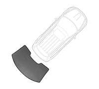 Parasol para Coche para Lexus RX 300 350 450 5 Asientos 2016-2022 Coche Parasol Parabrisas Delantero Cortina Trasera Parasol Ventana Lateral Protector Solar Lateral Coche(Back Windshield)