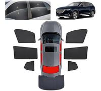 Parasol para Coche para Mazda CX-9 2017 2018 2019 2020 2021 2022 2023 2024 2025,Parasol Coche Lateral Magnétic,para Boquear los Rayos UV y el Calor Protege del Sol,Full Set 7PCS