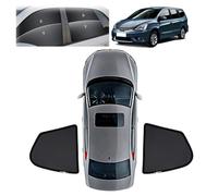 Parasol para Coche para Nissan LIVINA 2013 2014 2015 2016 2017 2018,Parasol Coche Lateral Magnétic,para Boquear los Rayos UV y el Calor Protege del Sol,Rear Triangular Window 2PCS