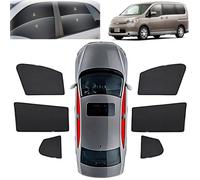 Parasol para Coche para Nissan Serena 2005 2006 2007 2008 2009,Parasol Coche Lateral Magnétic,para Boquear los Rayos UV y el Calor Protege del Sol,Side Window 6PCS