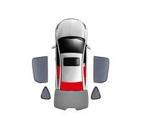 Parasol para Coche para Toyota para Land Cruiser para Prado para J120 2002-2009 Parasol Magnético para Parabrisas Delantero, Cortina para Ventana Lateral Trasera Parabrisas Paraguas(5PCS Rear Train)
