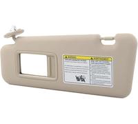 Parasol para Coche Parasol Delantero Gris Beige para Toyota para Highlander 2008-2013 con luz(Beige)