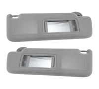 Parasol para Coche Parasol para Coche con luz de Espejo para Toyota Land Cruiser Prado 120 LC120 (2003-2009) Piezas(Gray a Pair)