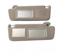Parasol para Coche Parasol para Coche con luz de Espejo para Toyota Land Cruiser Prado 120 LC120 (2003-2009) Piezas(Beige a Pair)