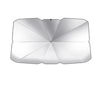 Parasol para coche, protección solar UPF50+ - Protección térmica plegable para parabrisas frontal, revestimiento de titanio 145 x 80 cm/125 x 65 cm, para SUV, y viajes