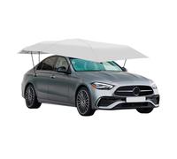 Parasol para coche, toldo de tienda de campaña, 4,6 m para vehículo | Fibra de vidrio+Oxford; 4,6 x 2,3 m; UPF30+; 100N hidráulico; resistente al viento hasta nivel 7; cable antirrobo con alambre