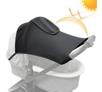Parasol Para Cochecito - Extensor De Parasol Para Cochecito | Extensor De Capota Para Cochecito | Toldo Ajustable Con Protección UV | Toldo Exterior Con Protección Solar Resistente | Parasol De Acero