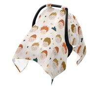 Parasol para cochecito, para asiento, accesorios de viaje, caricatura, cara de hombre