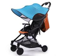 Parasol para cochecito, Protector de lluvia para cochecito, Parasol para cochecito transpirable, Parasol de protección solar de tipo para cochecito Accesorios para carro Tira de hilo de ac
