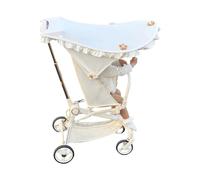 Parasol para cochecitos de bebé, protección solar, elegante, resistente al viento con función arqueada para actividades al aire libre, toldo apto para viajes