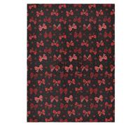 Parasol para cochecitos de bebé, resistente al viento, funda opaca que protege del polvo y la nieve, cinta a cuadros de San Valentín, corazones, rojo y negro