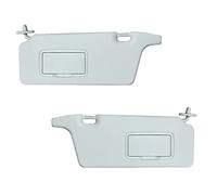 Parasol para Honda Civic 2001 2002 2003 2004 2005 par Izquierdo + Derecho Lado del Conductor + Pasajero, Color Gris Claro 2MPLASTIC