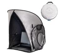 Parasol para laptop para trabajar al aire libre, tela reflectante de calor y luz, reduce el deslumbramiento al aire libre, ángulo de visión perfecto, se adapta a pantallas de hasta 17 pulgadas,