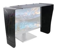 Parasol para laptop, parasol ajustable para pantallas LCD LED de 17 a 24 pulgadas, reduce el deslumbramiento, proporciona protección de privacidad, alivia la fatiga visual