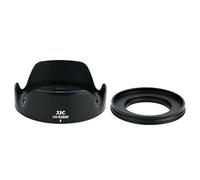 Parasol para Lente Sony FE 28-60 mm f/4-5.6 SEL2860 y Sony E PZ 16-50 mm f/3.5-5.6 OSS SELP1650 en Sony ZV-E1 ZV-E10 A7C A6400 A6300 A6100 A6000 con un Anillo Adaptador de 40,5 mm