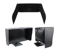 Parasol para monitor, visera ajustable para pantallas de 17 a 27 pulgadas, protección de luz parásita y antimiradas para oficina y juegos