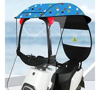 Parasol para motocicleta eléctrica, toldo transparente para scooter, protección contra el viento y la lluvia, paraguas universal para coches eléctricos