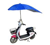 Parasol para motocicleta eléctrica, toldo universal para coche, Scooter, paraguas, movilidad, parasol, cubierta para lluvia, impermeable, azul