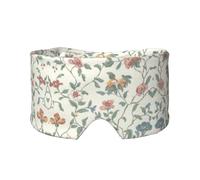 Parasol para ojos con estampado de hojas y flores rosas, para siesta, viajes, yoga, viajes, oficina, siesta, avión