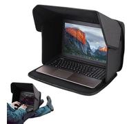 Parasol para Ordenador, Antideslumbrante para Portátil, Capucha con Pantalla De Privacidad Ligero, Ergonómico para Trabajar En El Exterior para 14 Pulgadas, Ángulo Ajustable, Plegable