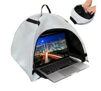 Parasol para ordenador portátil para trabajar al aire , plegable, protección de privacidad y antideslumbrante, para exteriores, terraza, jardín, viajes, vacaciones, camping, así como para