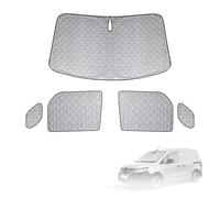 Parasol para Parabrisas Compatible con Renault Kangoo 2021-2025, 5 Piezas Juego de Protector de Parabrisas, Juego de Ventana de Persiana Térmica Interior con Bolsa Almacenamiento