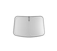 Parasol para Parabrisas de Coche para Peugeot 5008 2009-2021 2022 2023 2024 2025 P81 P84, 145x83cm Revestimiento Titanio Plata, UPF50+ Protección UV, Visera Plegable con Apertura para Retrovisor