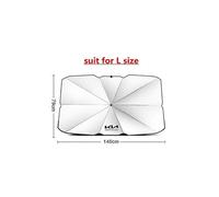 Parasol para parabrisas de coche, tipo paraguas, parasol para protección de ventanas, tela aislante