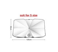 Parasol para parabrisas de coche, tipo parasol para protección de ventanas de coche, paraguas, tela