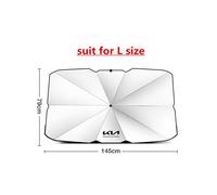 Parasol para parabrisas de coche, tipo parasol para protección de ventanas de coche, paraguas, tela