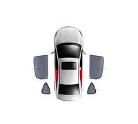 Parasol para Parabrisas Delantero Cortina Lateral Trasero para Ventana Bebé para A3 para Sportback 8P 2004-2013 Parasoles para Ventanas Laterales(4PCS Rear Trian)