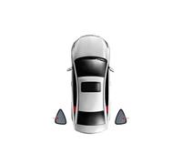 Parasol para Parabrisas Delantero Cortina Lateral Trasero para Ventana Bebé para A3 para Sportback 8P 2004-2013 Parasoles para Ventanas Laterales(2PCS Train1)
