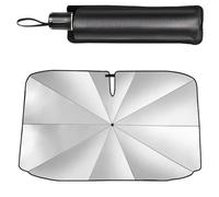 Parasol para Parabrisas Delantero de Coche, 140 x 79 cm, Incluye Bolsa de Almacenamiento, para ciertos sedanes, Furgonetas y SUV