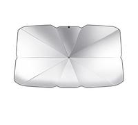 Parasol para parabrisas delantero de coche, protección UV, ligero con revestimiento reflectante, 145 x 80 cm/125 x 65 cm, privacidad para viajes por carretera y calor de verano