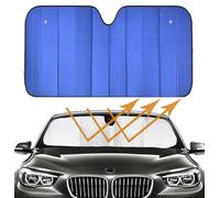 Parasol para parabrisas interior plegable - Cubre sol de coche UV con ventosas y elásticos, protección solar para salpicadero y asientos, universal para coches SUV y furgonetas (colores surtidos)