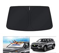 Parasol para Parabrisas para Santa Fe 2019 2020 2021 2022 2023 Accesorios Protector Solar Bloque Plegable Rayos UV Mantener el Coche más Fresco