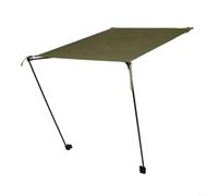 Parasol para silla de luna, toldo de poliéster 420D UPF50+ con marco de aluminio 6013, cobertura ajustable de 0.8㎡ para Helinox y la mayoría de sillas de luna, diseño de estructura cruzada resistente