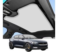 Parasol para Techo Cortina de Techo para Polestar 2 2020-2025, Parasol Plegable con Aislamiento térmico de nanocristales de Hielo, Anti-UV y Anti-hundimiento.