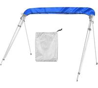 Parasol para toldo de Barco, Cubierta de Barco Impermeable de Tela Oxford 600D, portátil y Duradero, Impermeable, a Prueba de Rayos UV, a Prueba de Humedad, Adecuado para Yates,Azul,3BOW 61 72inch