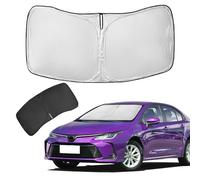 Parasol para Toyota Corolla, Parasol para Parabrisas - 4 Capas para Ventana Delantera para Corolla 2020-2023 2024, Parasol retráctil 240T, bloquea los Rayos UV, Accesorios de Coche