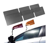 Parasol para ventana adhesivo estático Sunbat (paquete de 6) - El único parasol certificado para la ventana del carro para bebés, probado de que bloquea el 98.80% de los rayos UVR visibles, películade