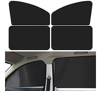Parasol para ventana lateral de coche, con imanes, pantalla para ventana de coche para bebé, bloqueo de luz fuerte y protección UV, cortinas de privacidad para coche, fundas para ventanas de coche, accesorios para automóviles (doble cara, negro)