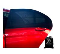 Parasol para Ventana Lateral Trasera de Coche, 2 Unidades, Malla para sedanes de bebé, Malla para Ventana de Coche, calcetín de Nailon Suave Transpirable, protección de privacidad de Doble Capa,